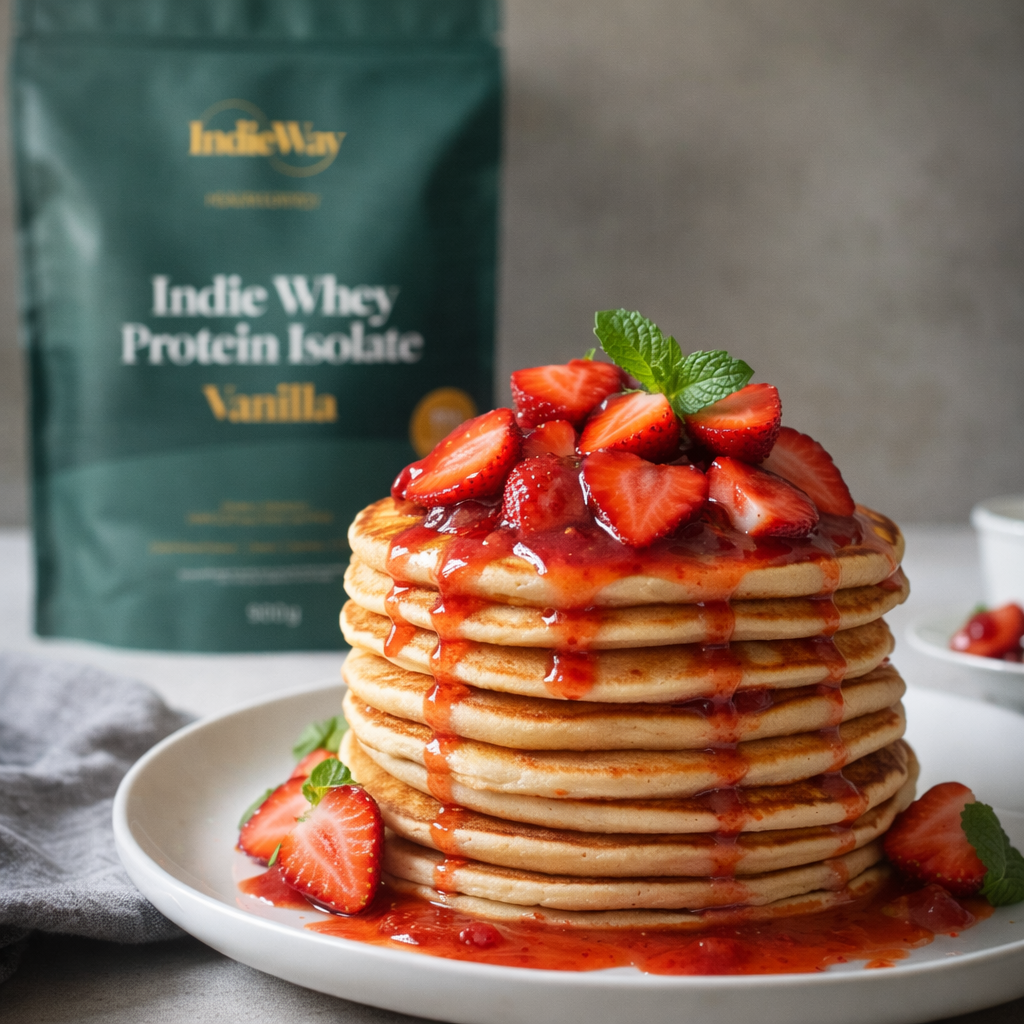 Protein Pancakes Rezept: Fluffige Eiweißpfannkuchen mit Whey Protein