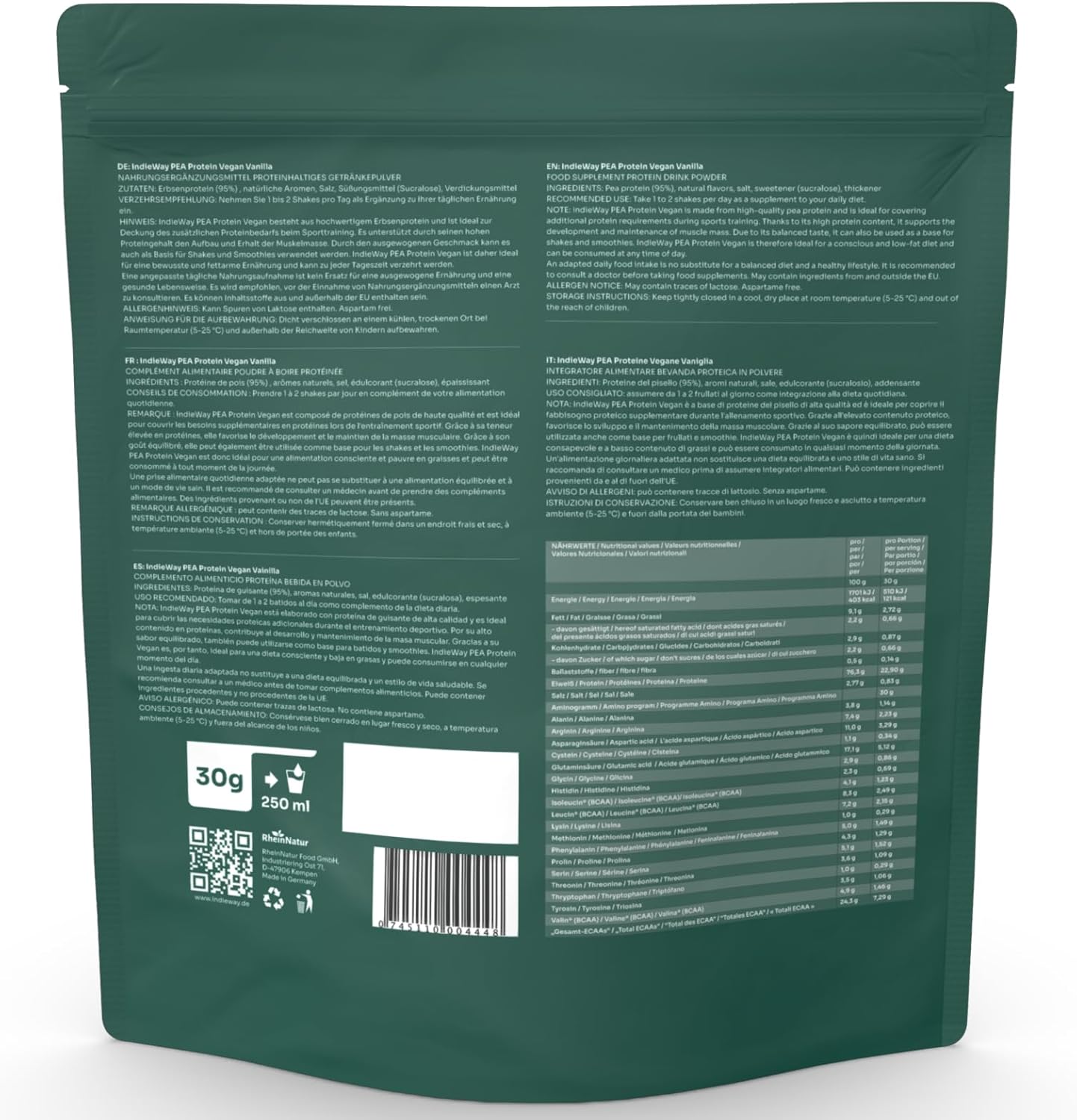 IndieWay Erbsenprotein